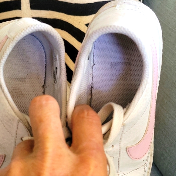 Nike sneakers, leather, white & cotton candy pink - Picture 8 of 8